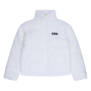 Ellesse Mens Quilted Teddy Fleece Jacket / Off White
